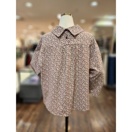 플라워콩단추잔꽃블라우스