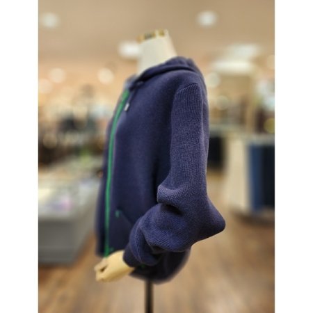 배색엣지집업가디건