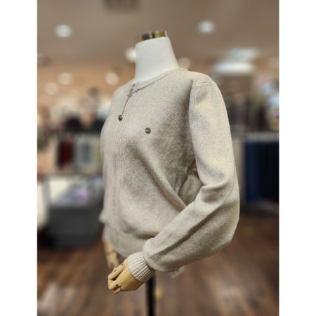 장식심플가디건