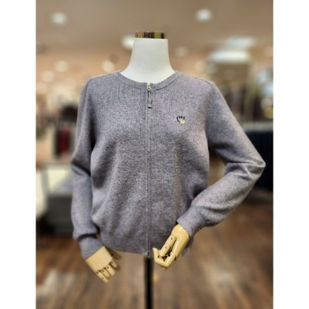 장식심플가디건