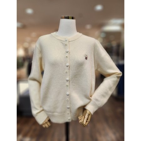 버섯송이패치가디건