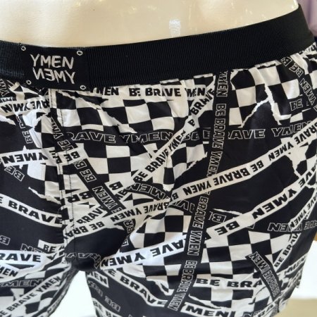 예스 체크보드 남성트렁크