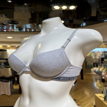 면 멜란지 브라 햄팬티 세트