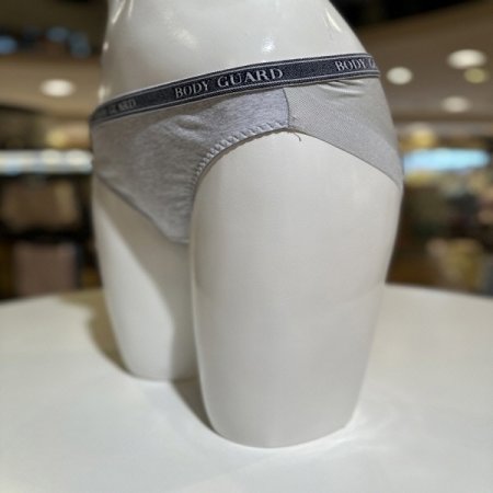 면 멜란지 브라 햄팬티 세트