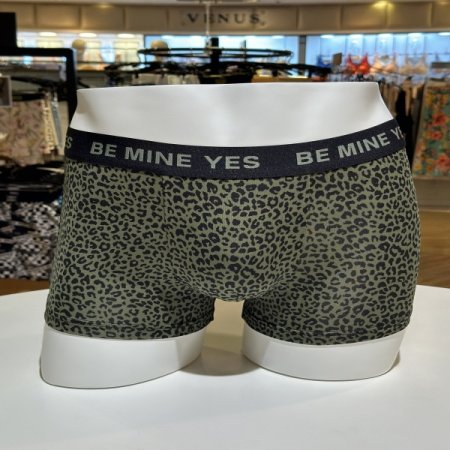 카키 호피프린트 남성드로즈