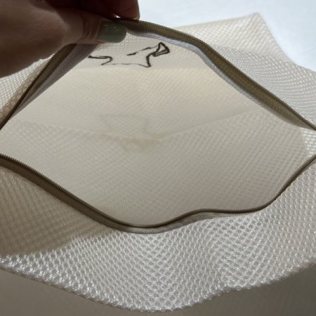 무형광 프리미엄 자수 직사각 세탁망