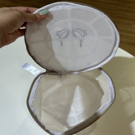 무형광 프리미엄 자수 원형 세탁망