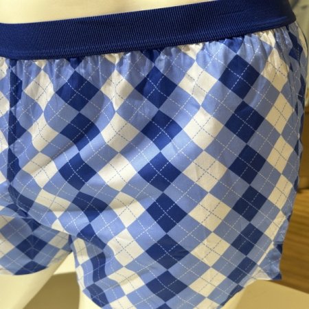 아가일 체크 남성 트렁크