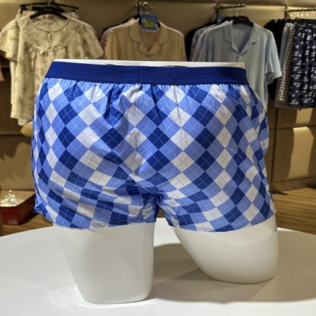 아가일 체크 남성 트렁크