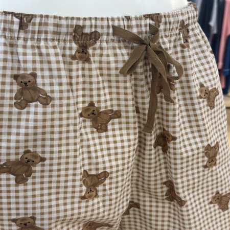 간절기 면 곰돌이 남성 잠옷세트