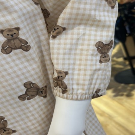 간절기 면 곰돌이 여성 잠옷세트