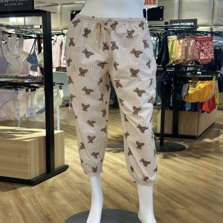 간절기 면 곰돌이 여성 잠옷세트