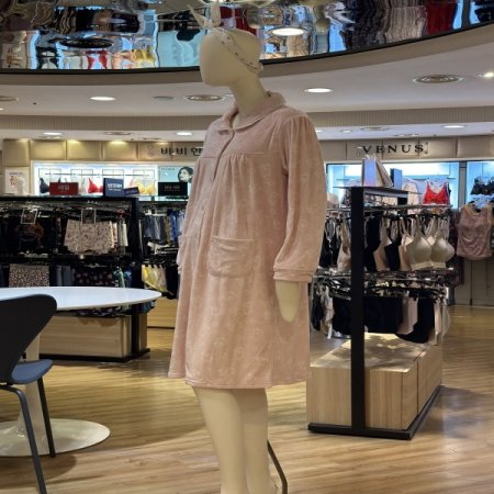 큐티양 핑크 수면 원피스