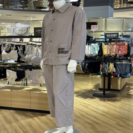 커플 박시 루즈 면 파자마세트