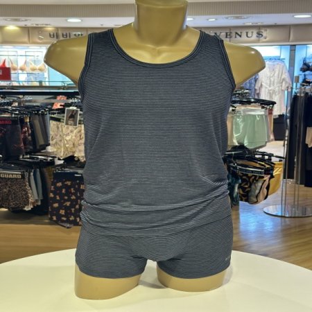 레이온스트라이프 남성 런닝 드로즈세트