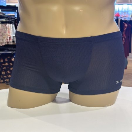 네이비 인견 남성런닝 드로즈 세트