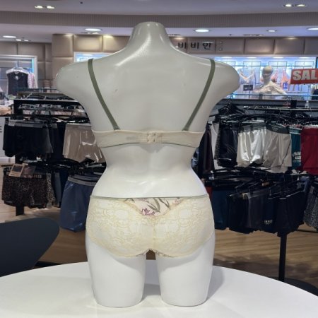 플라워나염 브라 레이스팬티세트