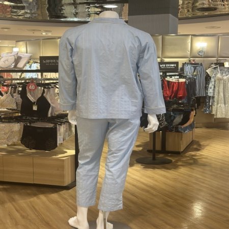 남녀공용 자카드면 파자마세트