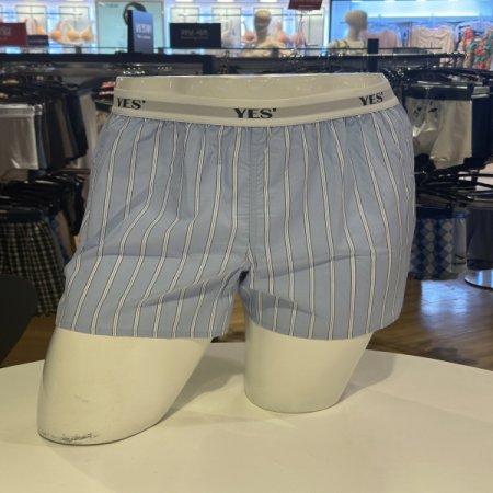 면 스트라이프 남성트렁크