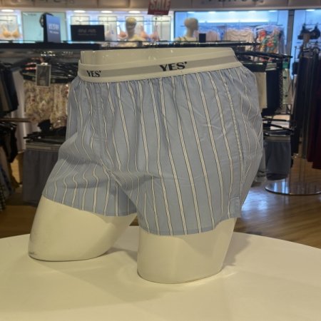 면 스트라이프 남성트렁크