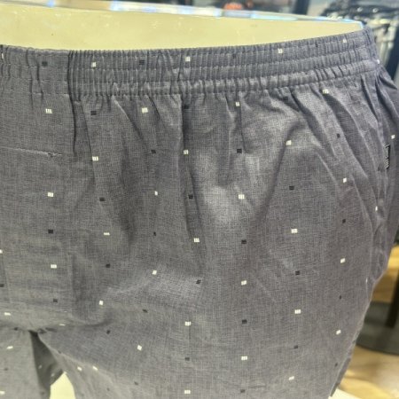 실키 그레이 면 트렁크