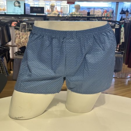 실키 블루 면 트렁크