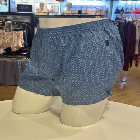 실키 블루 면 트렁크