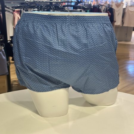 실키 블루 면 트렁크