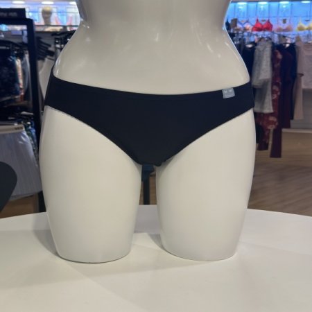면 블랙 여성 삼각팬티