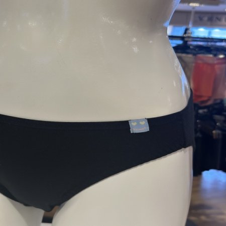 면 블랙 여성 삼각팬티