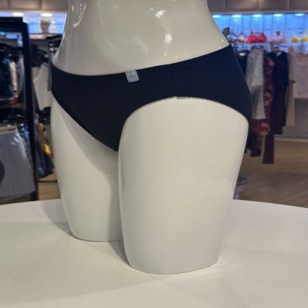 면 블랙 여성 삼각팬티