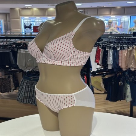 하트 레이온 노와이어브라 햄팬티세트