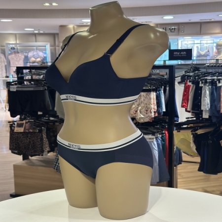 NB 와이드 노와이어브라 햄팬티 세트