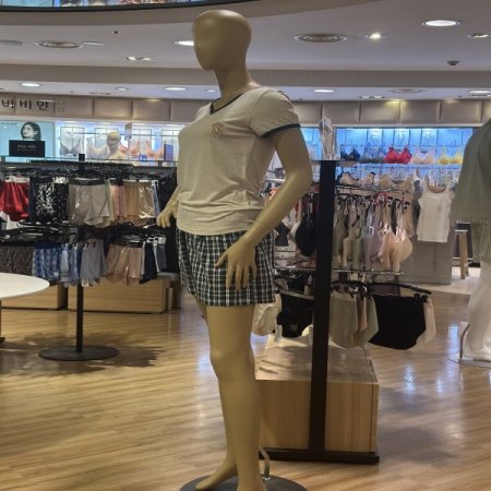 스판 라운지 반팔 세트