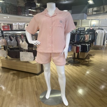 쿨 핑크 여성 파자마세트