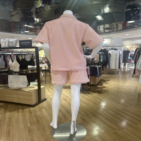 쿨 핑크 여성 파자마세트