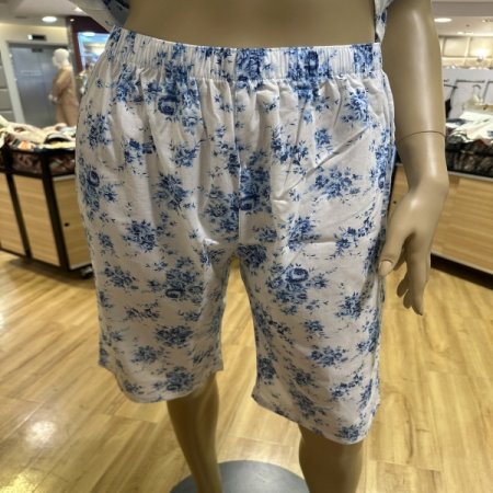 아사면 민소매 반바지 잠옷세트