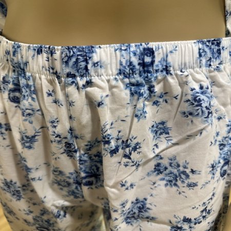 아사면 민소매 반바지 잠옷세트