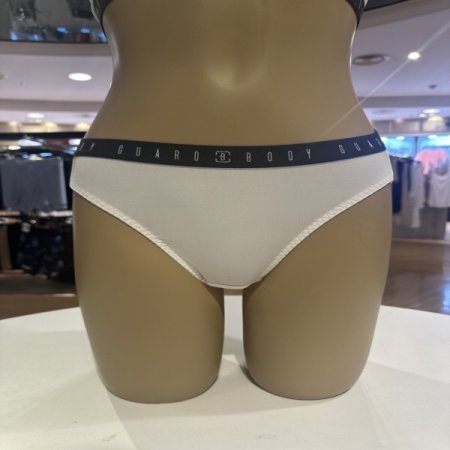 카키밴드 크림 브라 햄팬티 세트