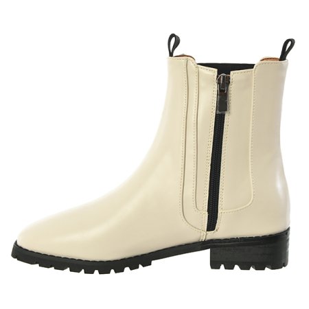 스퀘어미들첼시부츠