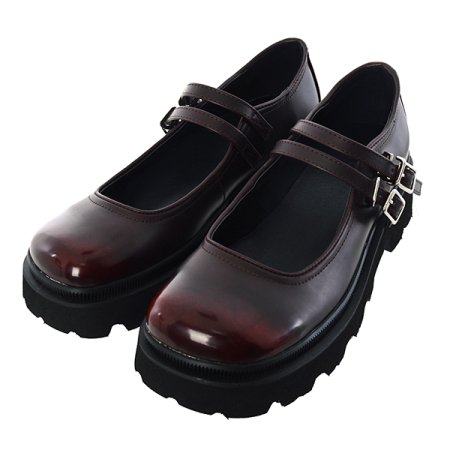 버클 발레리나 플랫폼 로퍼