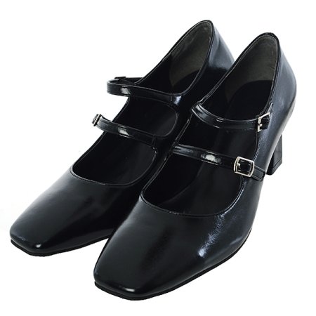 더블 스트랩 힐 펌프스