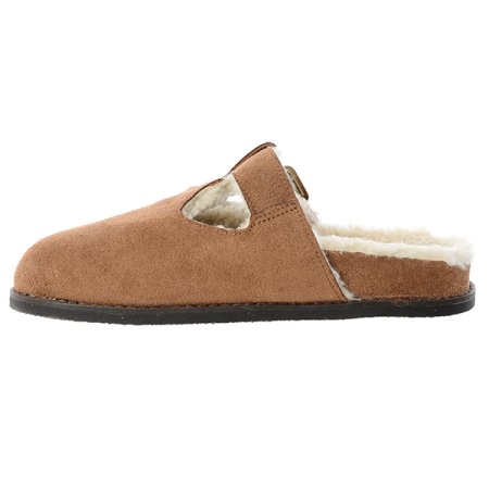 버클 스웨이드 뮬 클로그