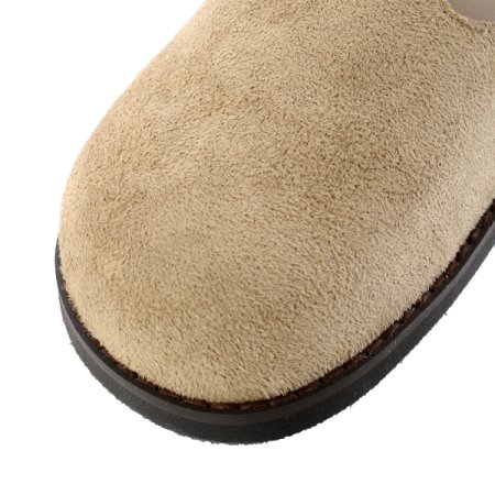 버클 스웨이드 뮬 클로그