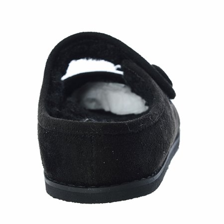 메리제인 퍼 스웨이드 뮬 클로그