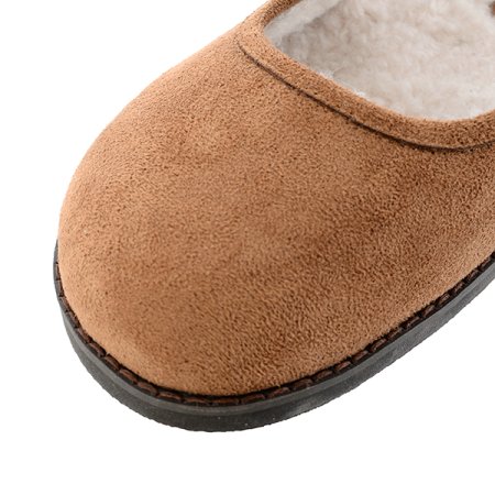 메리제인 퍼 스웨이드 뮬 클로그