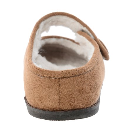 메리제인 퍼 스웨이드 뮬 클로그