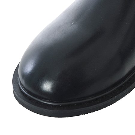 더블 버클 스트랩 미들부츠