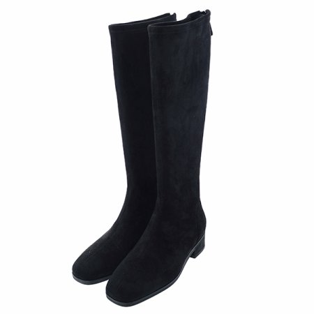 베이직 스웨이드 스판 롱부츠