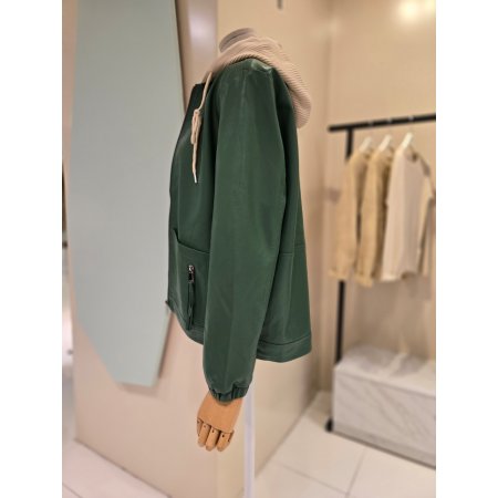 레더 빙고 후드자켓